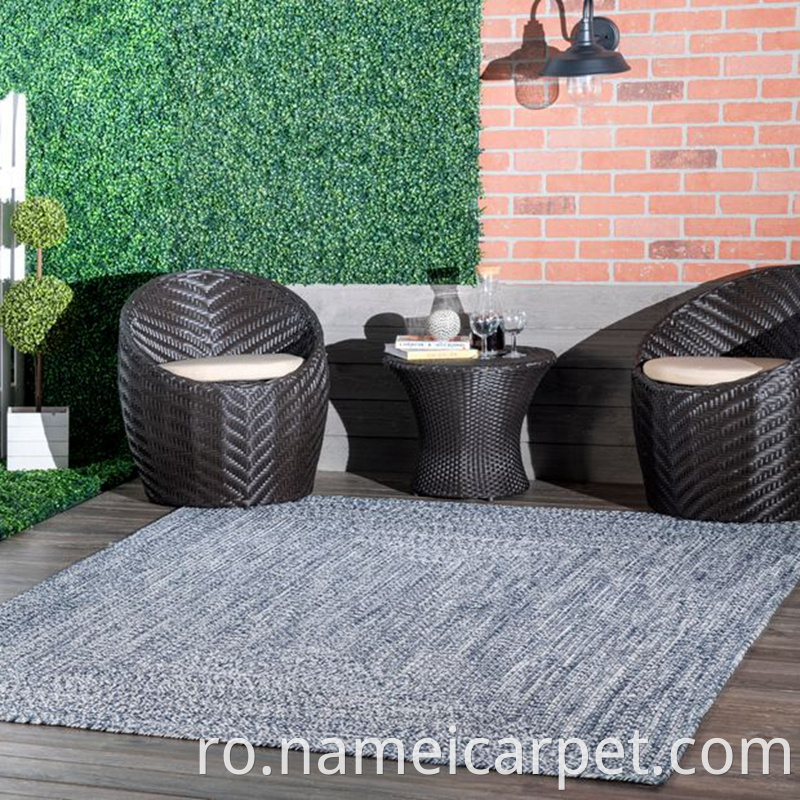 Polypropylene Braided Patio Outdoor Carpet Area Rug Floor Mats 53